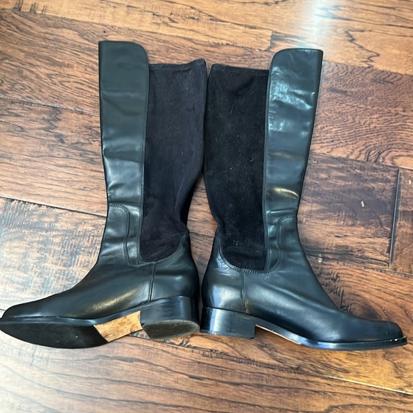 Cole Haan black leather boots with Nike Air soles - Picture 4 of 7